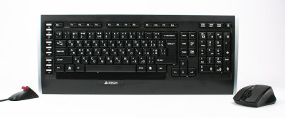 A4Tech 9300F (GR-152+G9-730FX) Комплект бездротовий V-Track, чорний